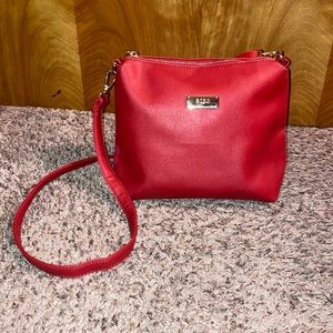 BCBG Paris Women's Red Crossbody Purse Bag NWOT